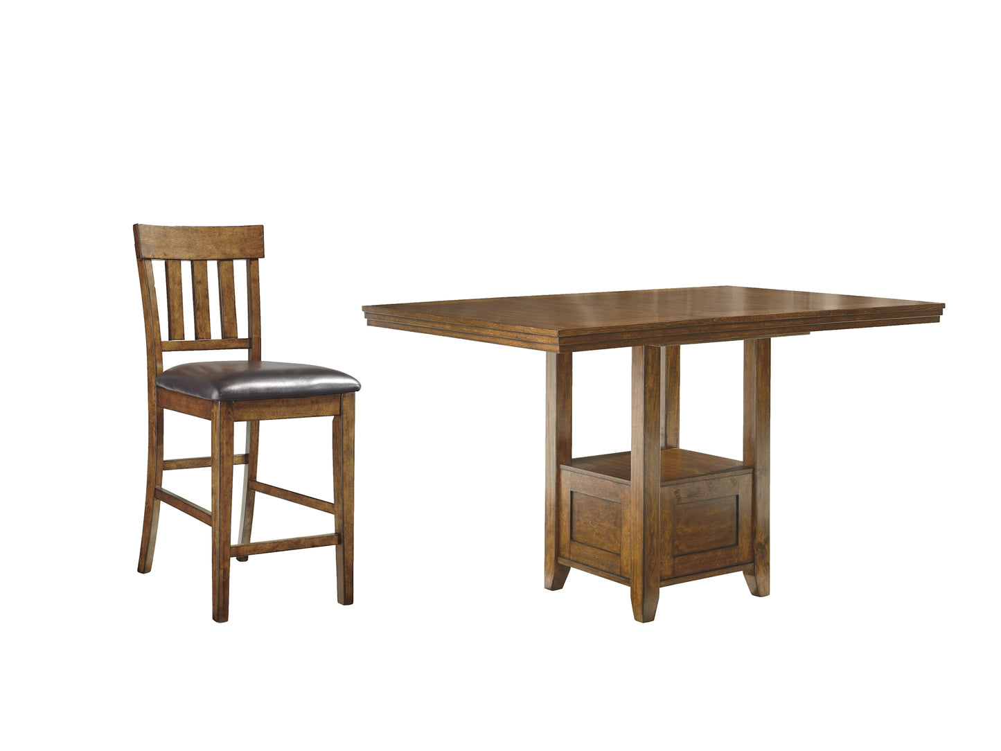 Ralene Counter Height Dining Table and 6 Barstools