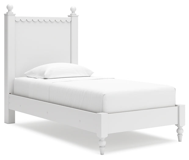 Mollviney  Panel Bed With Dresser