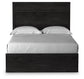 Belachime  Panel Bed With Mirrored Dresser And 2 Nightstands