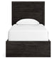 Belachime  Panel Bed With Nightstand