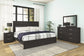 Belachime  Panel Bed With Mirrored Dresser And 2 Nightstands