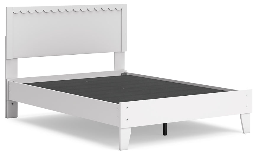 Hallityn  Panel Platform Bed With Dresser And Nightstand