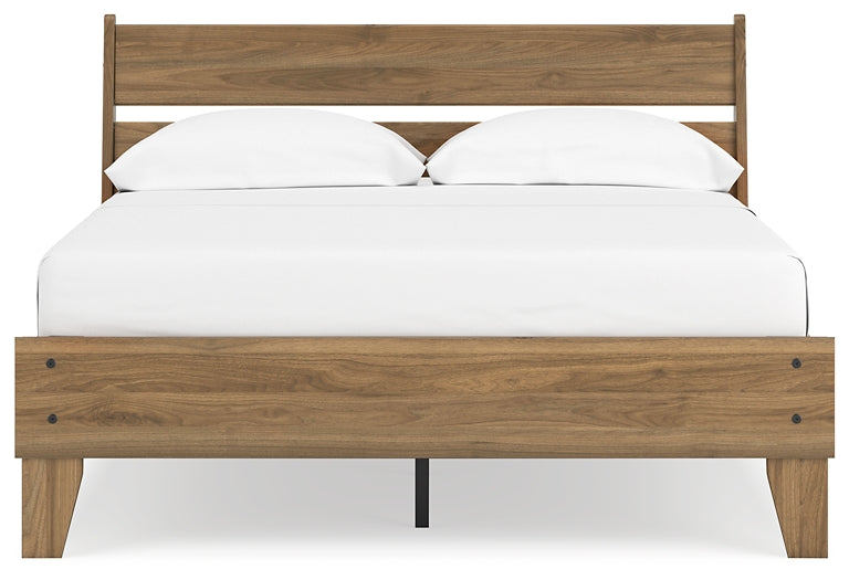 Deanlow  Platform Panel Bed With Dresser And Nightstand