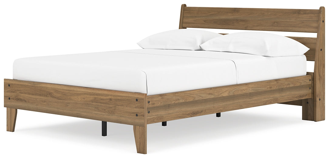 Deanlow  Platform Panel Bed With Dresser And Nightstand