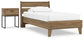 Deanlow  Platform Panel Bed With Nightstand