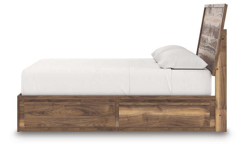 Chirason  Panel Bed With Storage