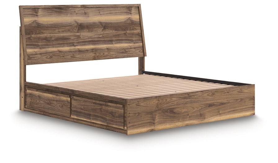 Chirason  Panel Bed With Storage