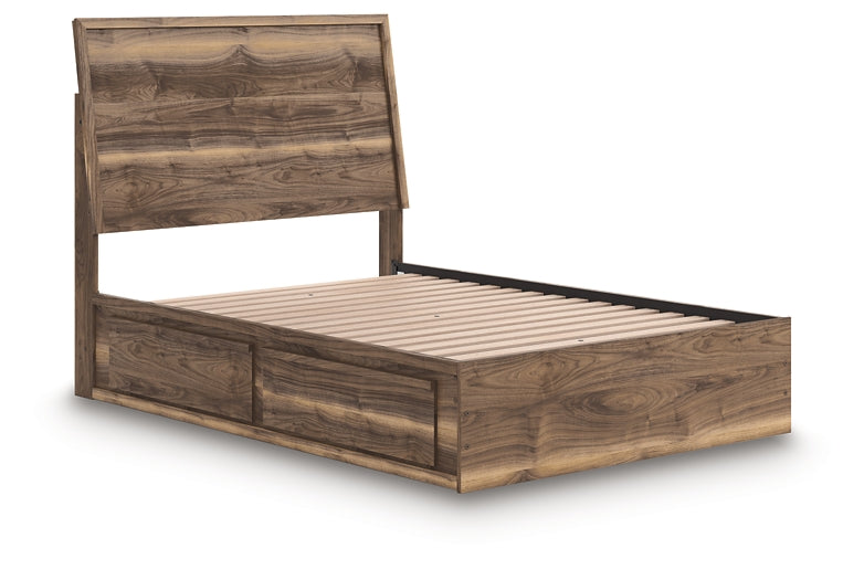 Chirason  Panel Bed With Storage