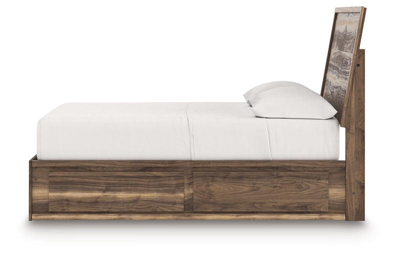 Chirason  Panel Bed With Storage