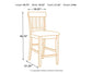 Ralene Upholstered Barstool (2/CN)