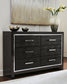 Kaydell  Panel Bed With Storage With Dresser