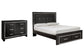 Kaydell  Panel Bed With Storage With Dresser