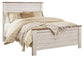 Willowton  Panel Bed With Mattress