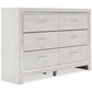 Altyra  Panel Bookcase Bed With Dresser