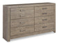Culverbach  Panel Bed With Dresser