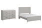 Cottonburg  Panel Bed With Dresser