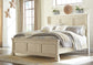 Bolanburg California  Panel Bed With Mirrored Dresser