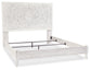 Paxberry  Panel Bed With Mirrored Dresser, Chest And Nightstand