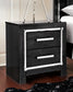 Kaydell  Upholstered Panel Storage Bed With Mirrored Dresser, Chest And Nightstand