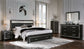 Kaydell  Upholstered Panel Storage Bed With Mirrored Dresser, Chest And Nightstand