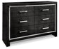 Kaydell  Upholstered Panel Storage Bed With Dresser