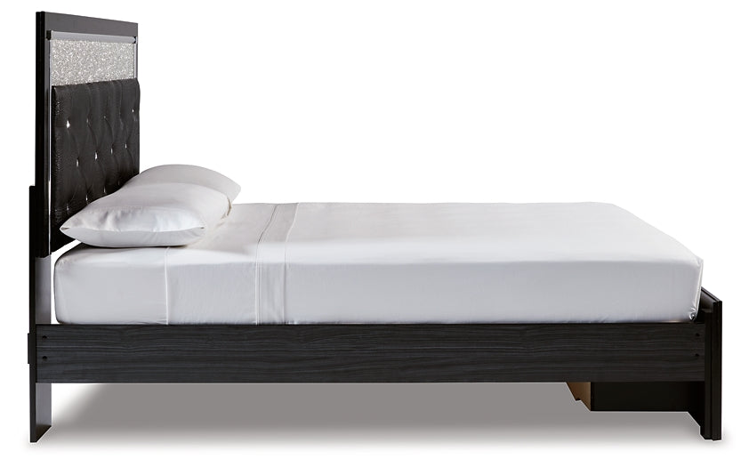 Kaydell  Upholstered Panel Storage Bed With Dresser