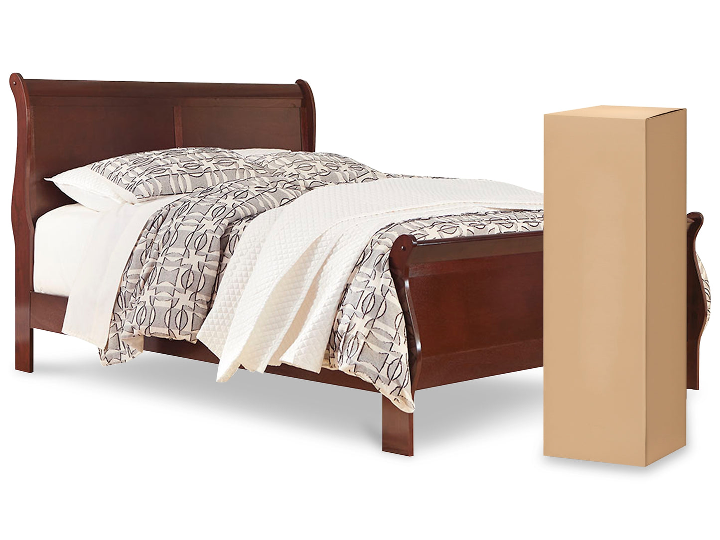 Alisdair  Sleigh Bed With Mattress