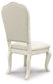 Arlendyne Dining Table and 4 Chairs with Storage